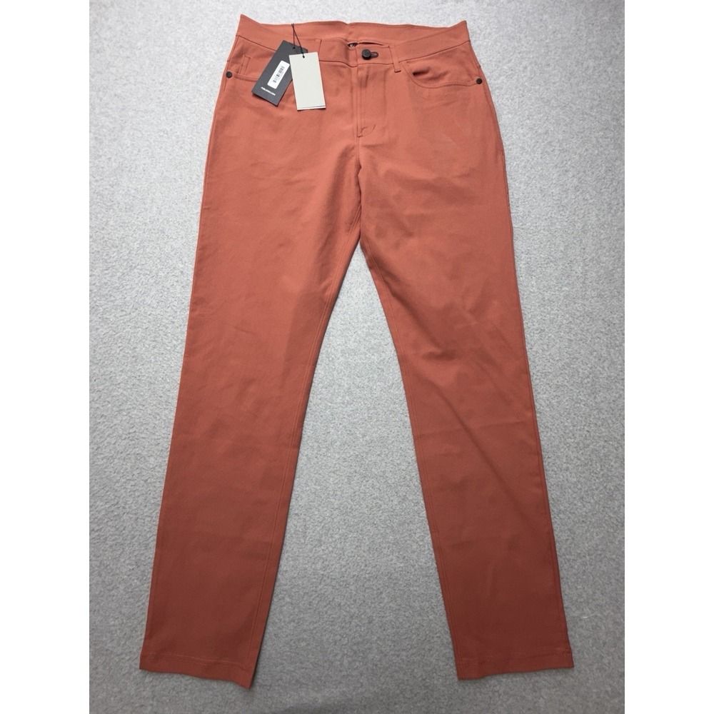 Public‎ Rec Workday Pant 2.0 Mens 32x34 Rust Orange Straight Leg Stretch NWT